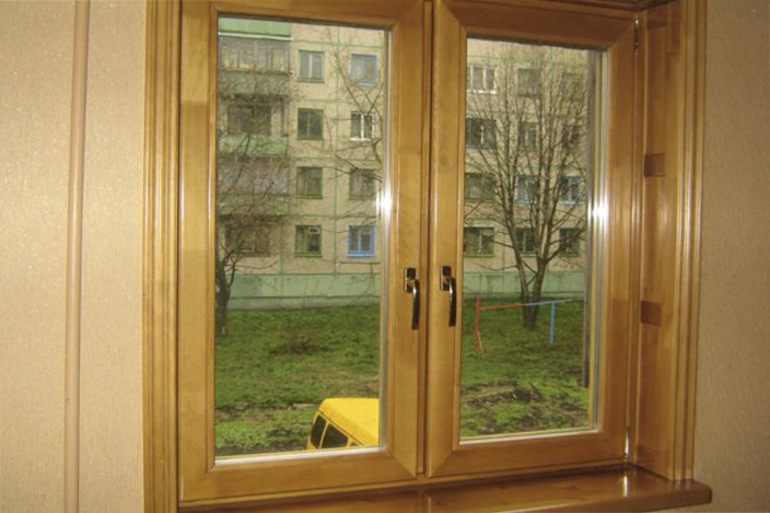 окна из лиственницы